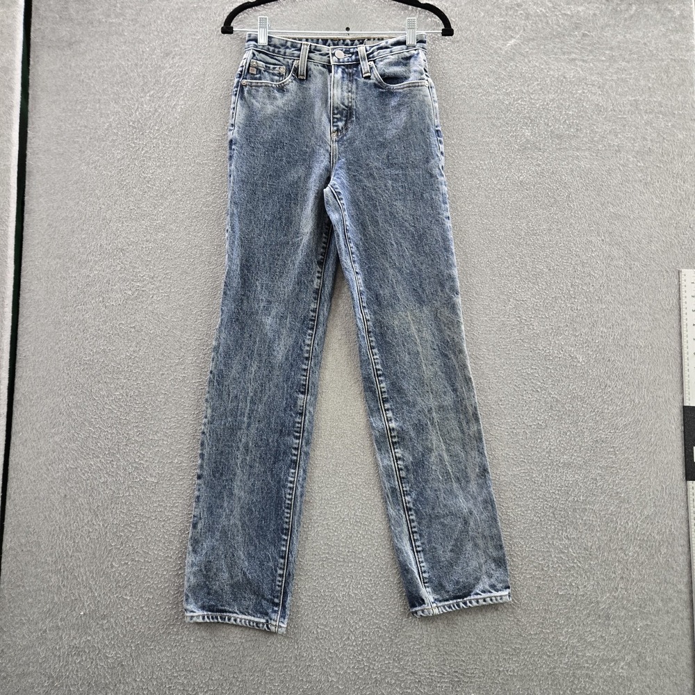 AG Adriano Goldschmied Women Jeans 24 Blue Denim‎ Contour 360 Alexxis High Rise